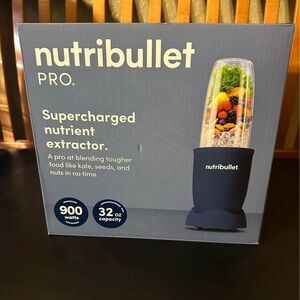 NEW Nutribullet PRO Supercharged Nutrient Extractor Blender (900W)- Indigo